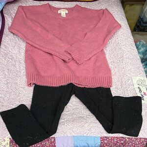 Cat & Jack Pink Crew Neck Sweater
